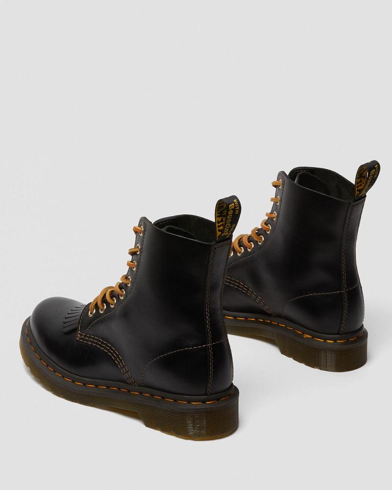 Dr Martens 1460 Pascal Abruzzo Lær Ankelstøvletter Dame Svarte | Norge 8TCE